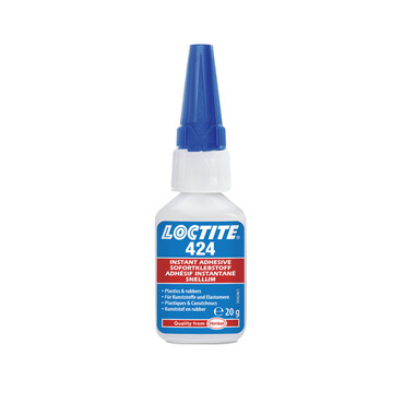 424 Instant adhesive for synthetics and rubber, low viscosity